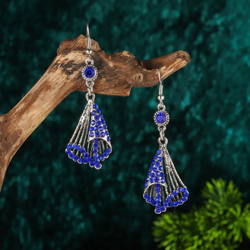New Bohemian Multicolor Rhinestone Crystal Earrings