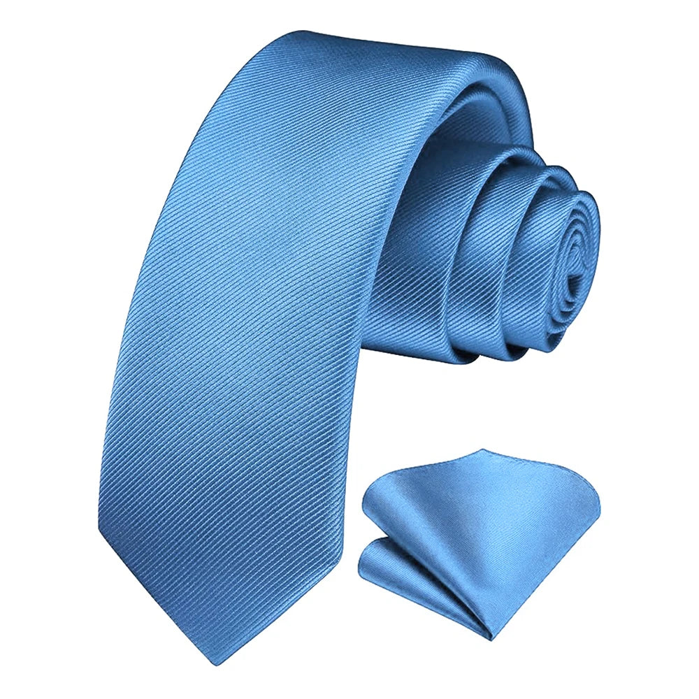 Slim Silk Tie & Pocket Square Set