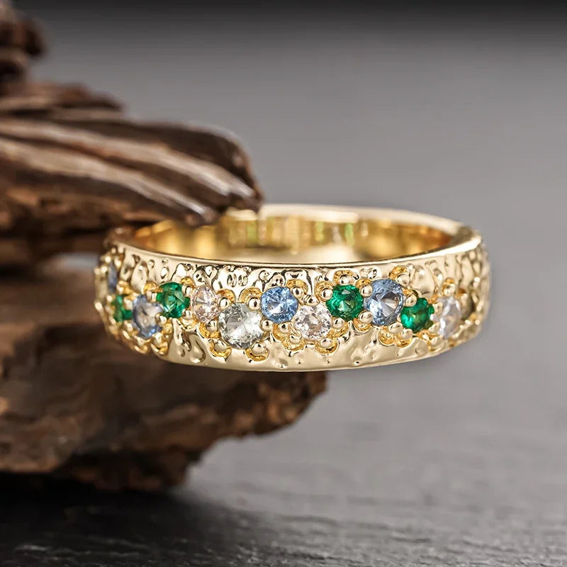 Opulent Dainty Engagement Ring