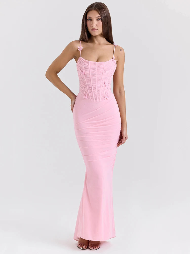 Spaghetti Strap Sexy Maxi Dress