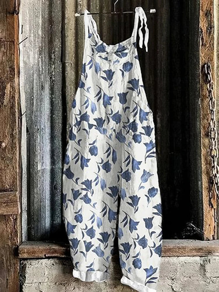 Loose Adjustable Suspension Jumpsuit