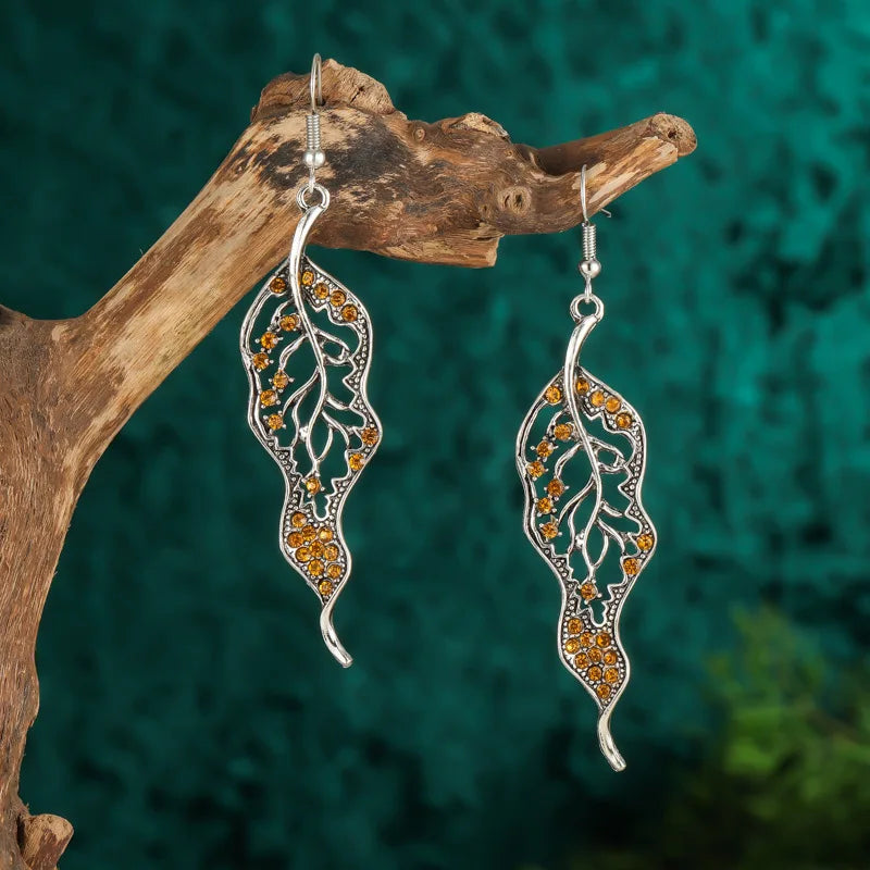 New Bohemian Multicolor Rhinestone Crystal Earrings