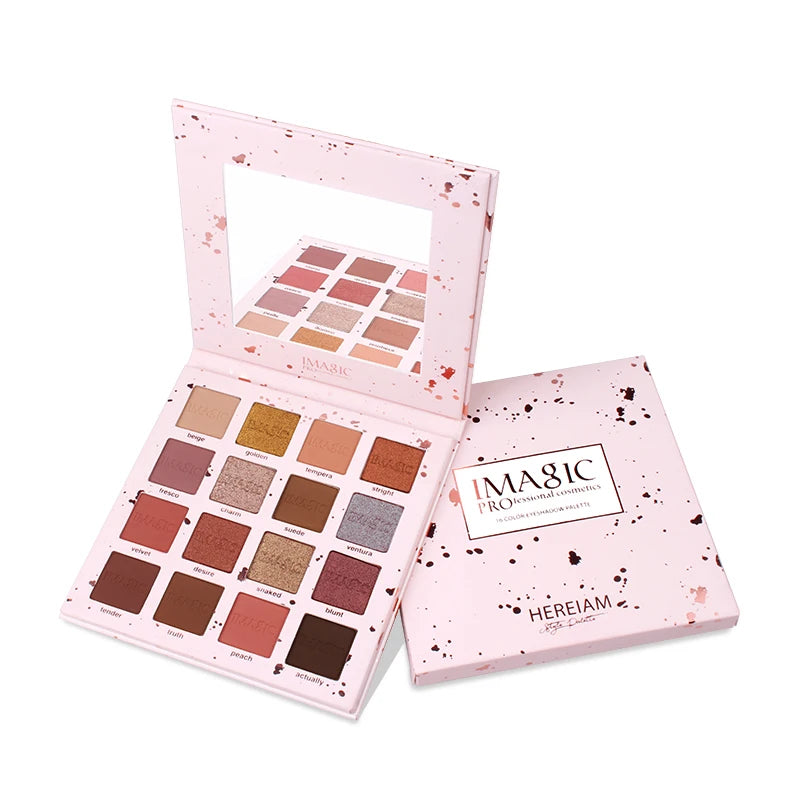 All-in-One Eyeshadow & Body Art Palette – Matte, Shimmer, Highlight & Blush, Waterproof