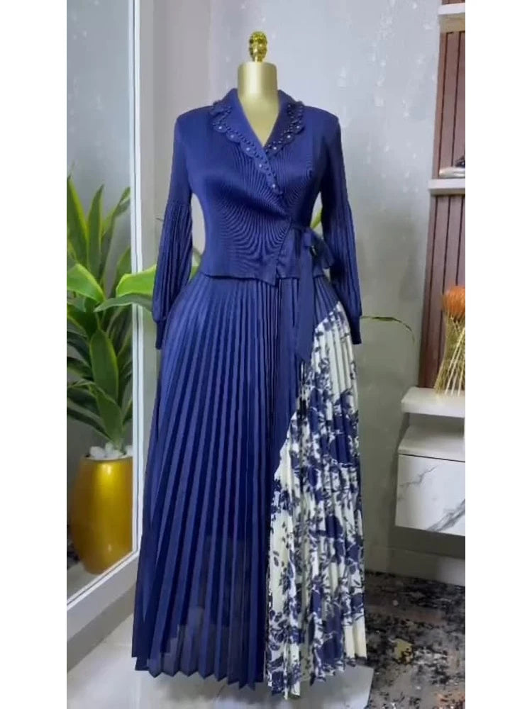 Spring New Pleated A-line Dress