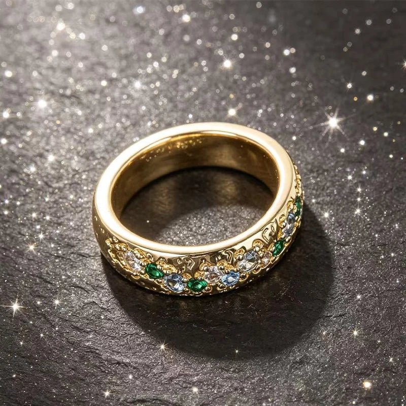 Opulent Dainty Engagement Ring