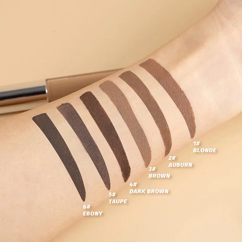 6-Color Waterproof Eyebrow Dye Cream – Long-Lasting Wild & Natural Brows