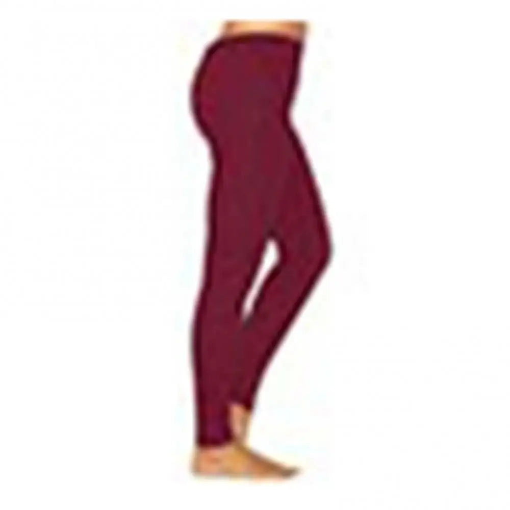 Solid Color Stretchy High Waist Slim Autumn Winter Leggings