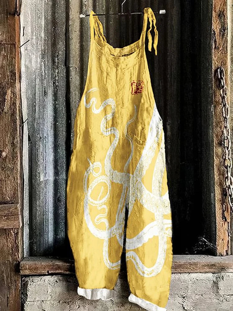 Loose Adjustable Suspension Jumpsuit