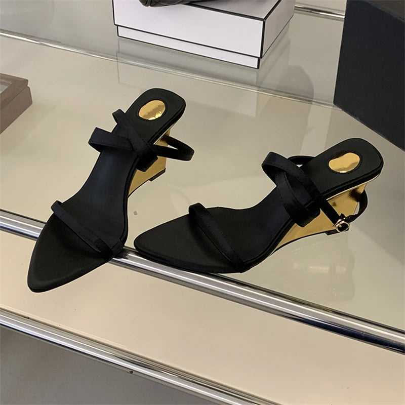 Fashion Design Wedges High Heels Women Sandals