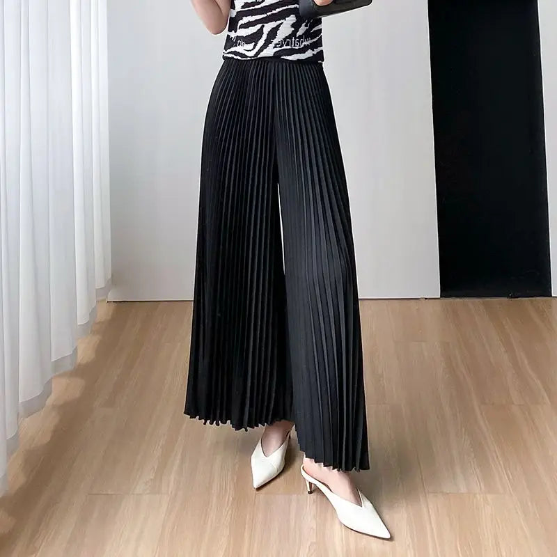 Summer High-End Wide Leg Skirt Pants