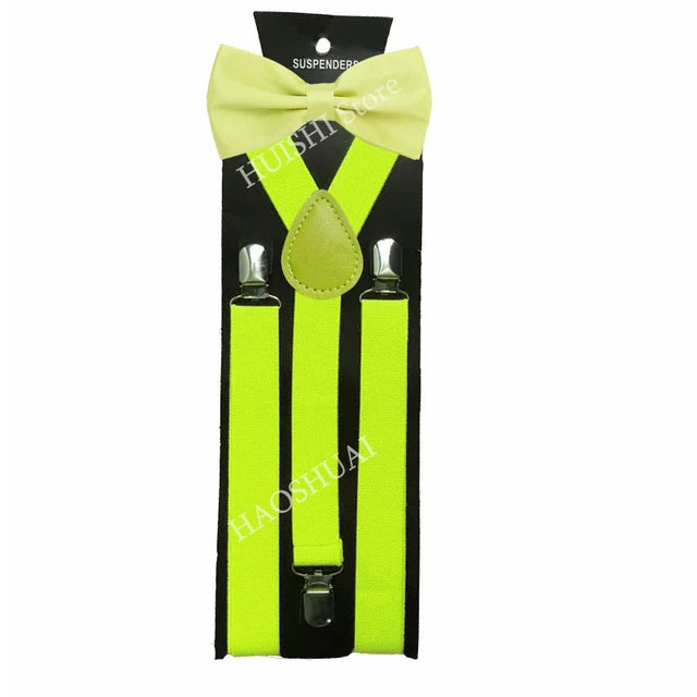 Suspenders Bowtie Sets