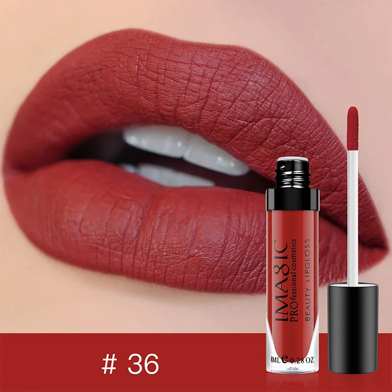 28-Color Sexy Matte Liquid Lipstick