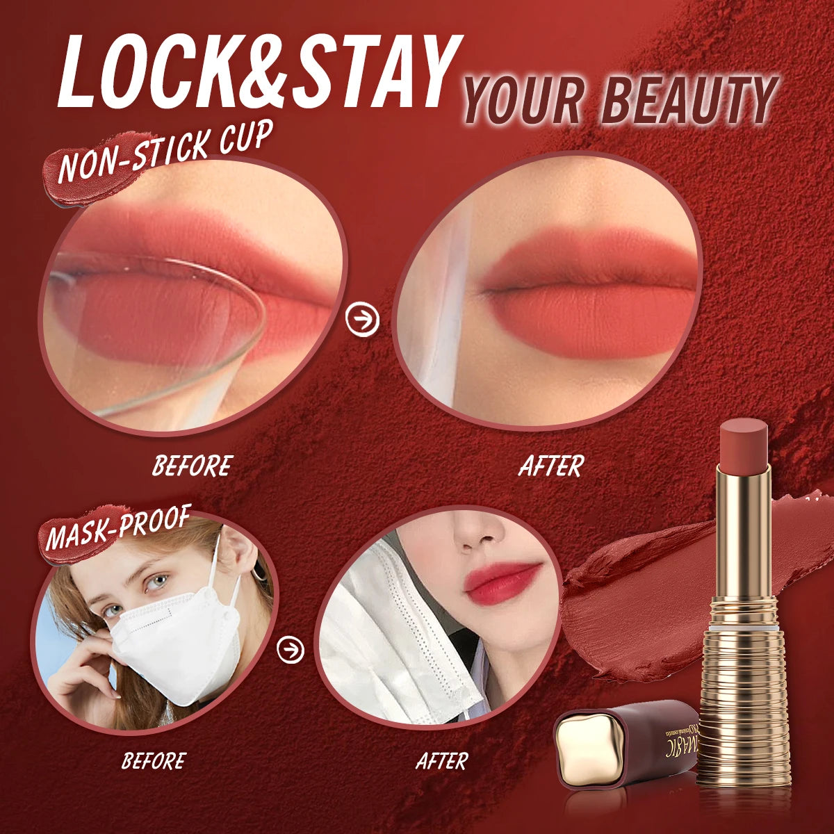 Matte Long-Lasting Lipstick