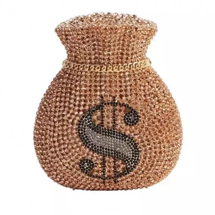 Fashion wallet brocade Crystal Bags Purse