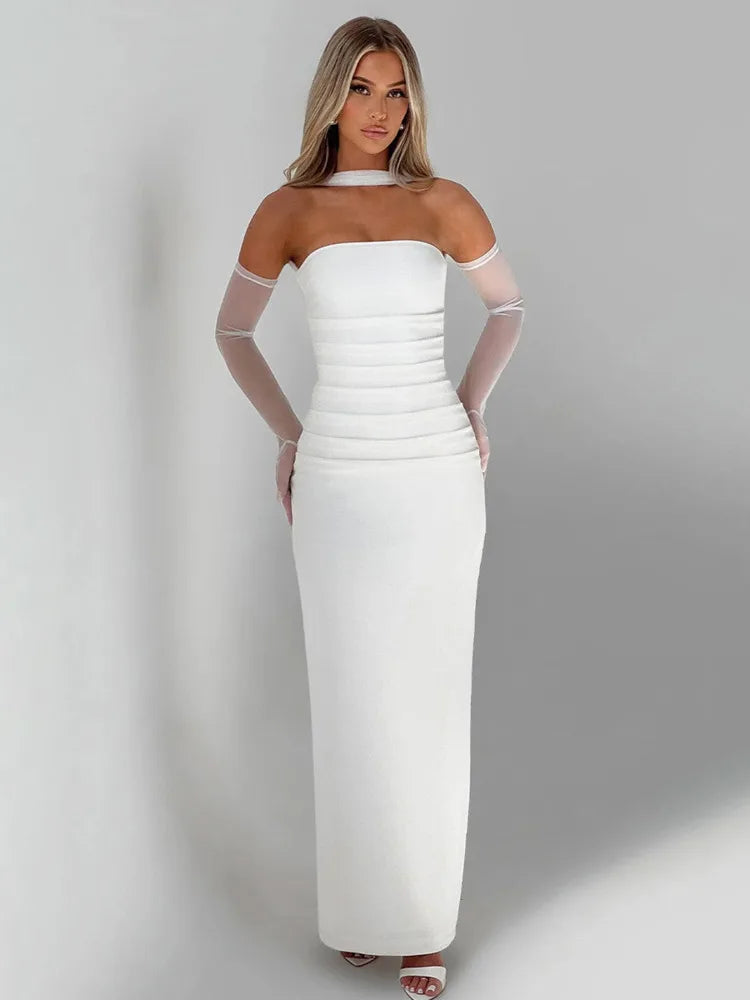 Strapless Backless Sexy Maxi Dress