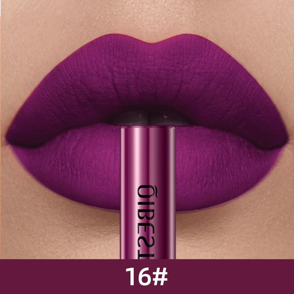 24-Color Matte & Shimmer Liquid Lipstick
