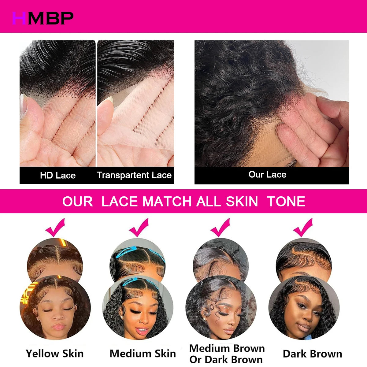 High Density 425g Loose Deep Wave 360 Hd Transparent Lace Full Frontal Wig