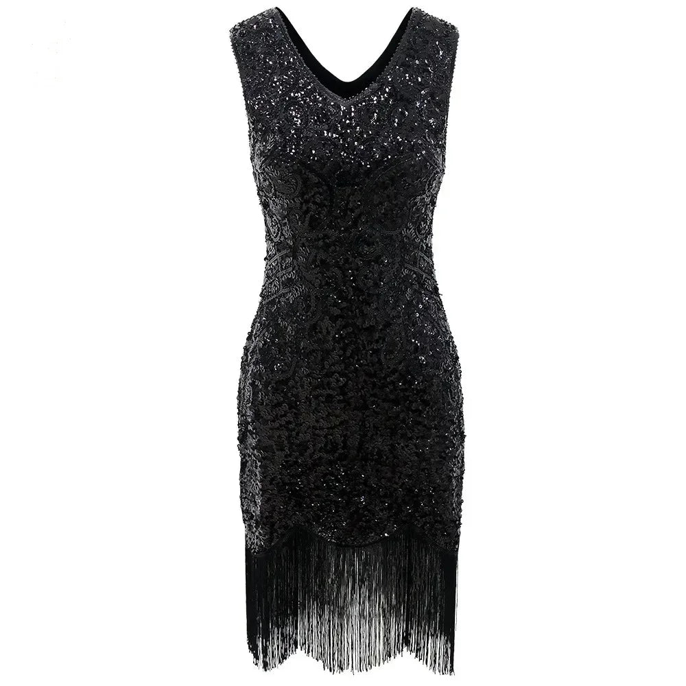 Vintage Streetwear Party Club Stage Show Luxury Bling Dress