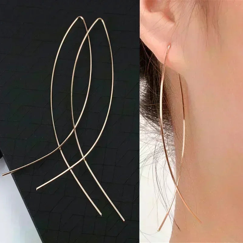 New Geometric Rhombus Luxury Opal Earrings – Modern Sparkle for Every Moment