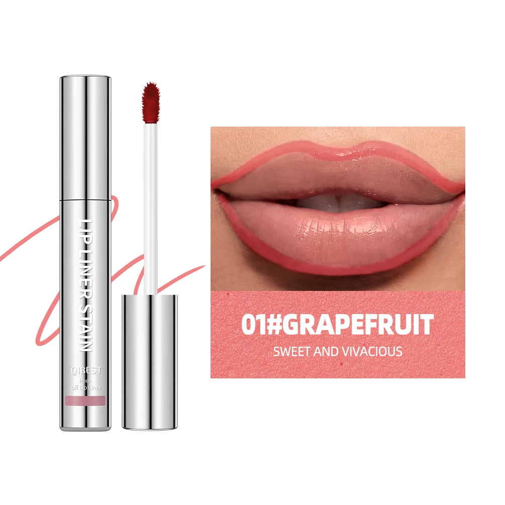 Peel-Off Tattoo Matte Lip Liner – Long-Lasting, Waterproof, Transfer-Proof Lip Stain