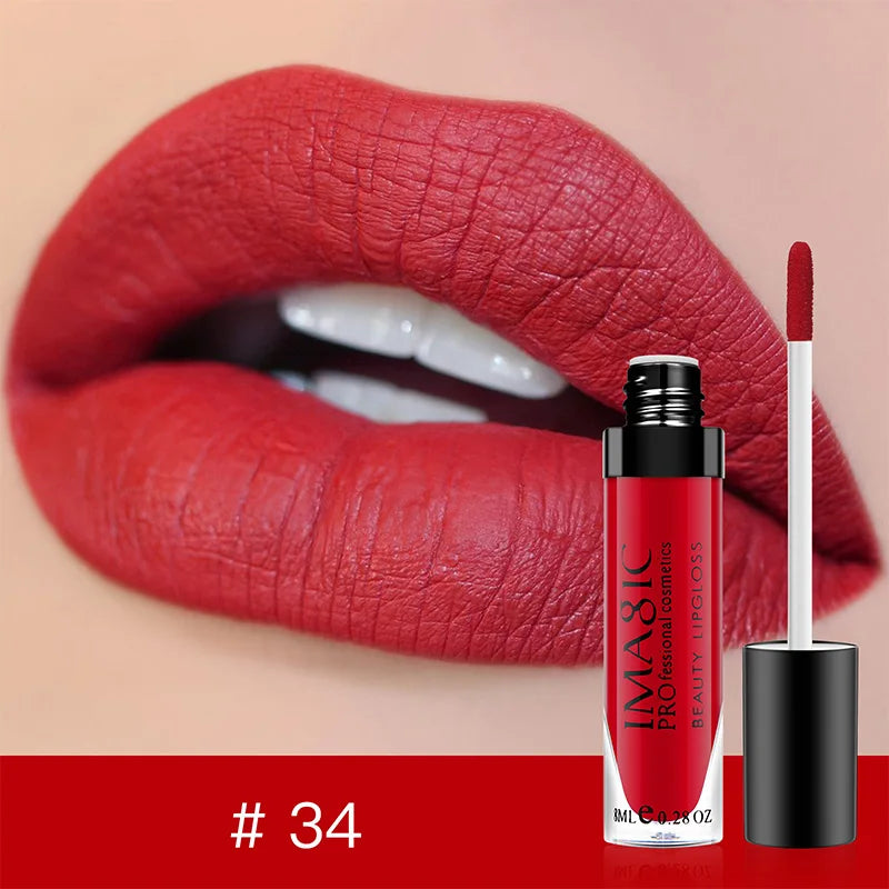 28-Color Sexy Matte Liquid Lipstick