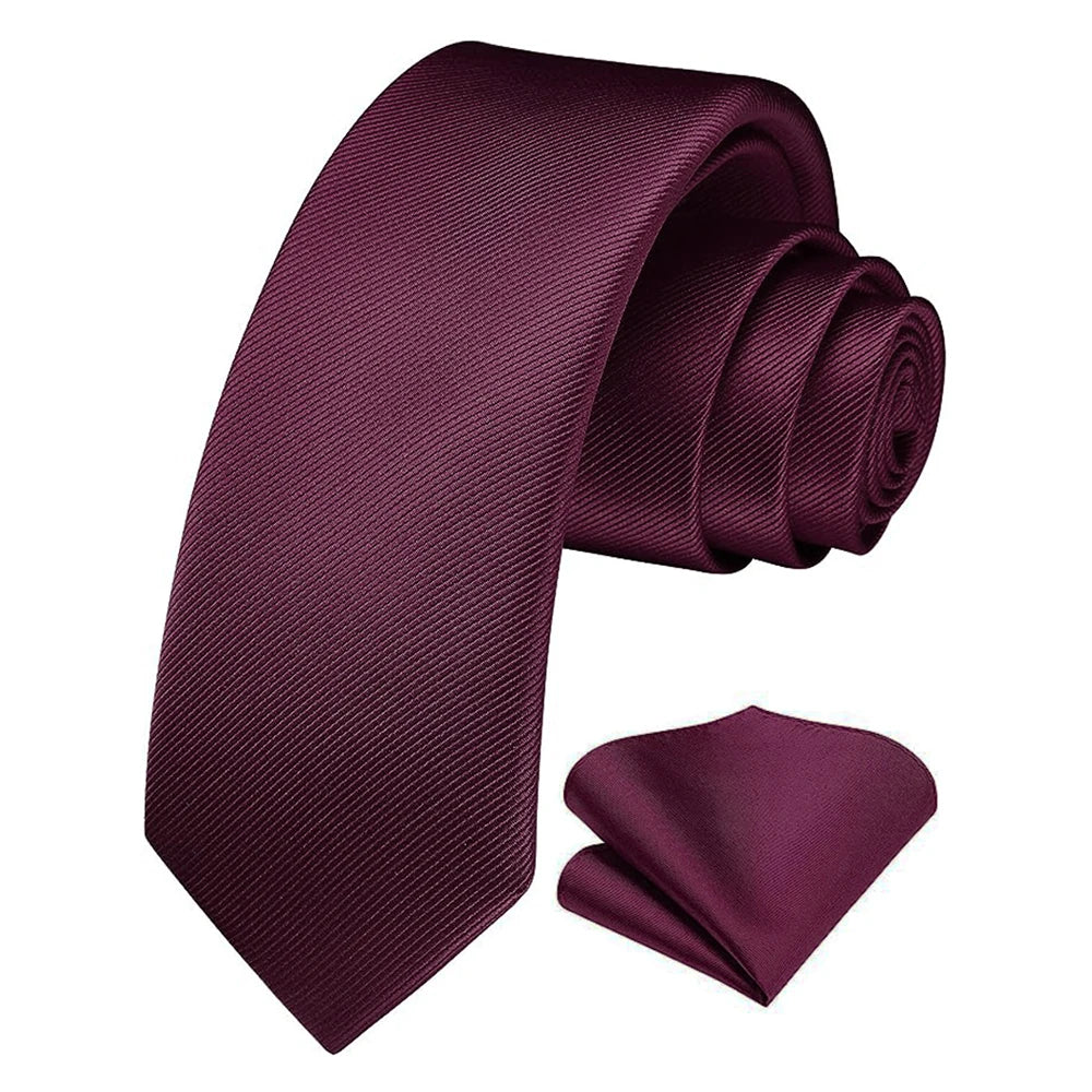 Slim Silk Tie & Pocket Square Set