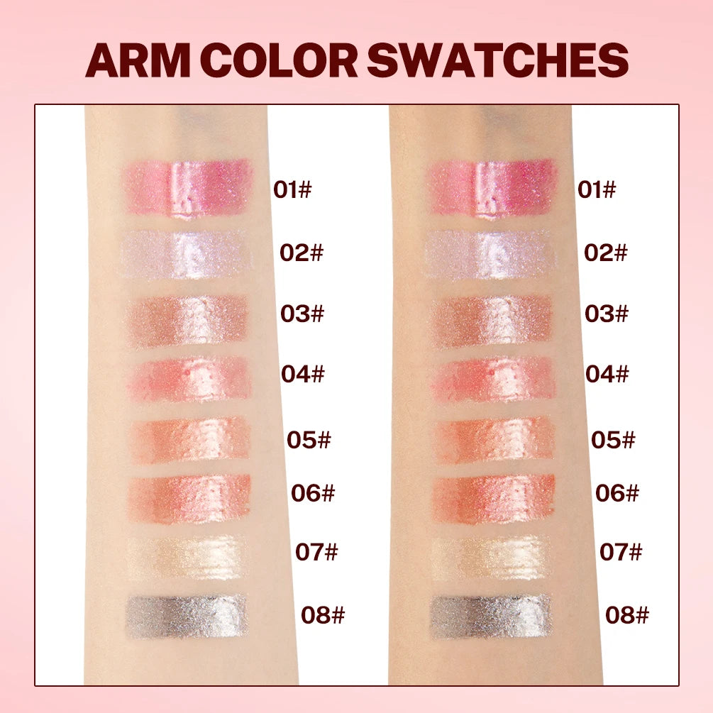 Glitter Lip Glaze Long Lasting Lip Gloss Waterproof Liquid Lipstick