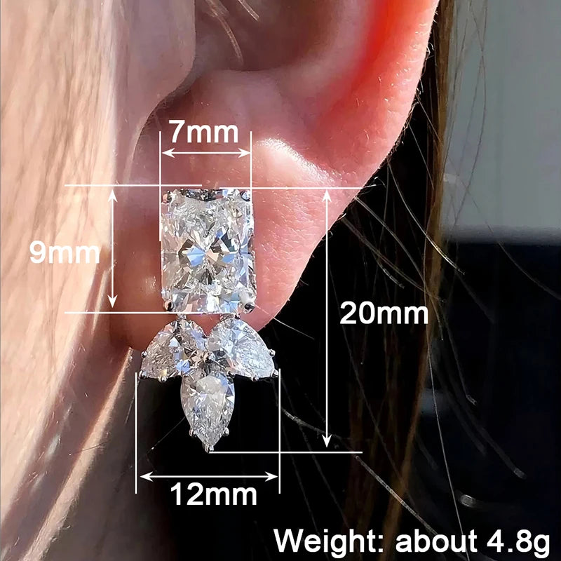 Dazzling CZ Stud Earrings