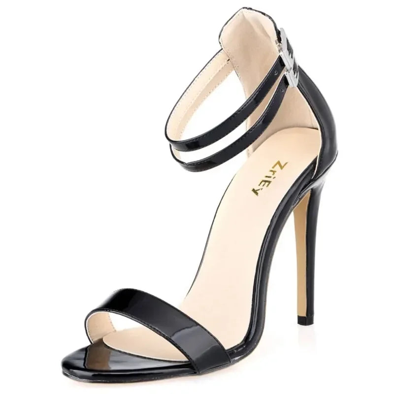 Summer Classic Sexy  Open Toe Ankle Strap Heel