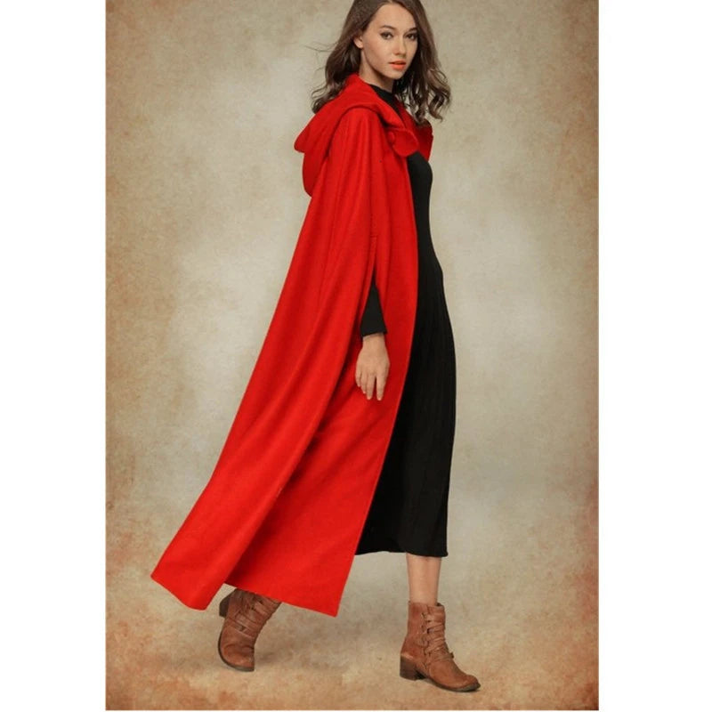 Cosplay Vintage Medieval Gothic Hooded Cloak