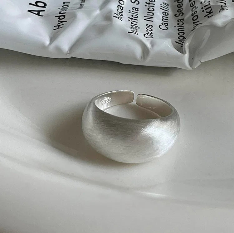 925 Sterling Silver Twisted Open Ring