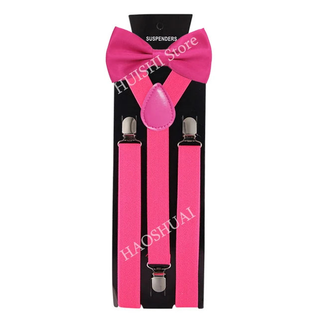 Suspenders Bowtie Sets