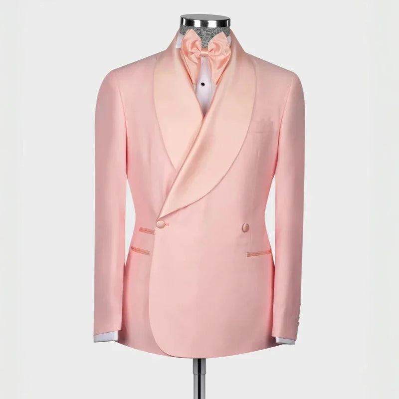 Business High-end Suits 2 Piece British Style Coat+Pants Customized