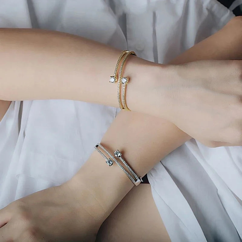 Luxury Trendy Three Layers Bangles