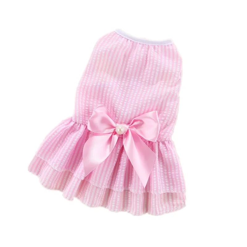 Floral Dog Dress for Small Dogs & Female Cats – Comfortable & Stylish