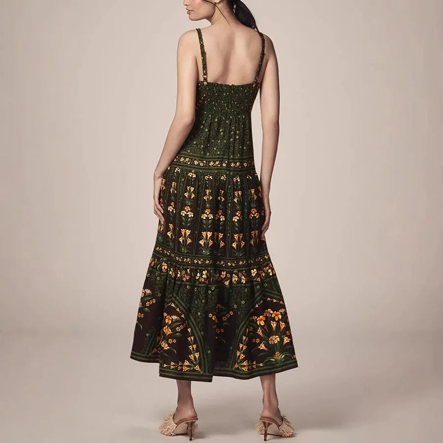 Boho Sling Long Dress