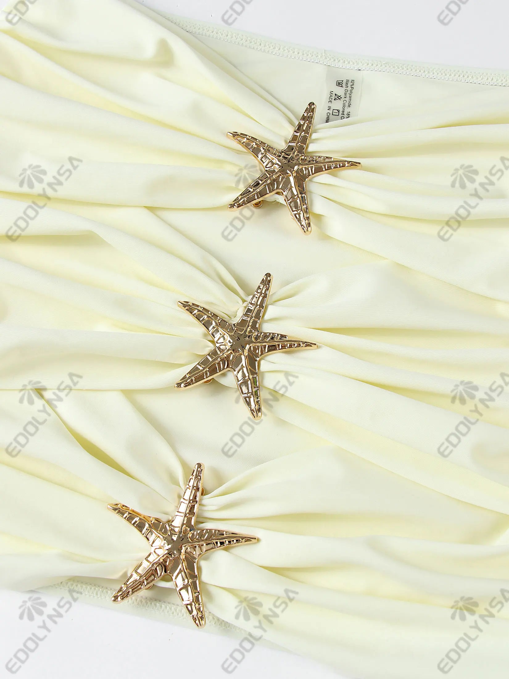 3 PieceRuffle Swimwear with Mini Skirt Cover up