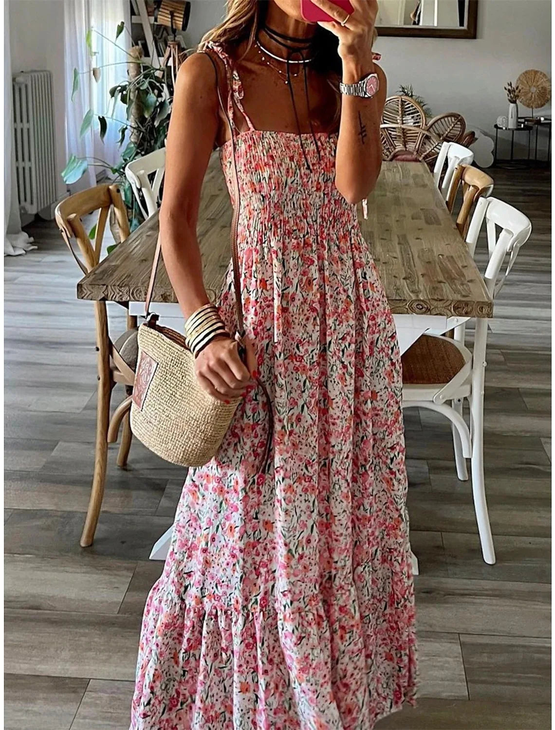 Summer Fashion Sling Maxi Dress