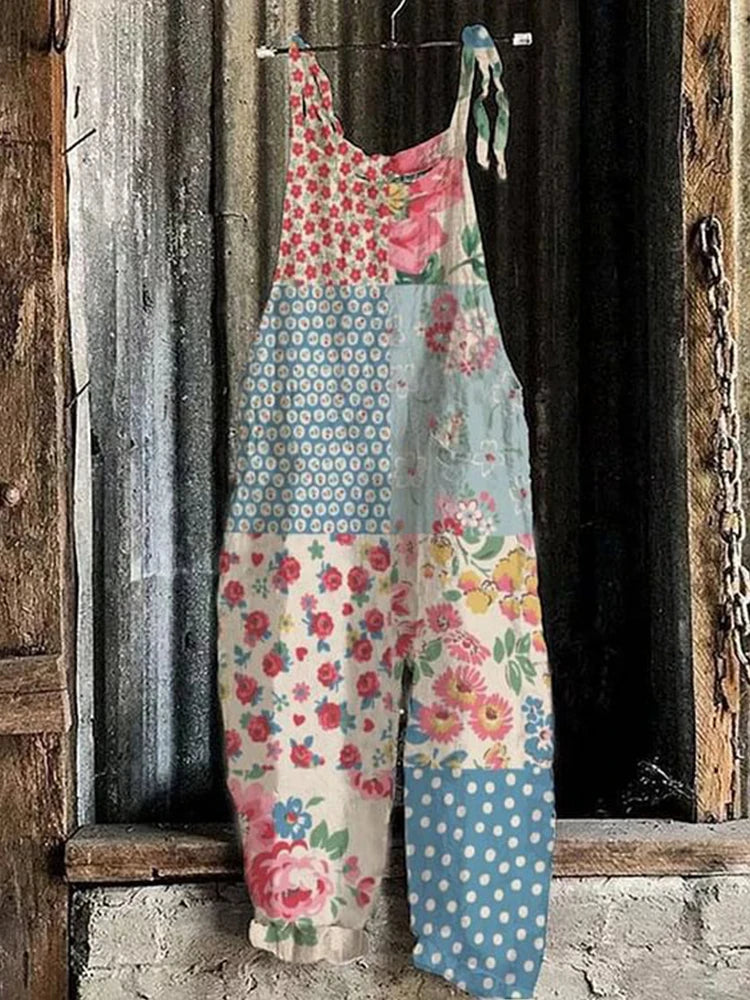 Loose Adjustable Suspension Jumpsuit