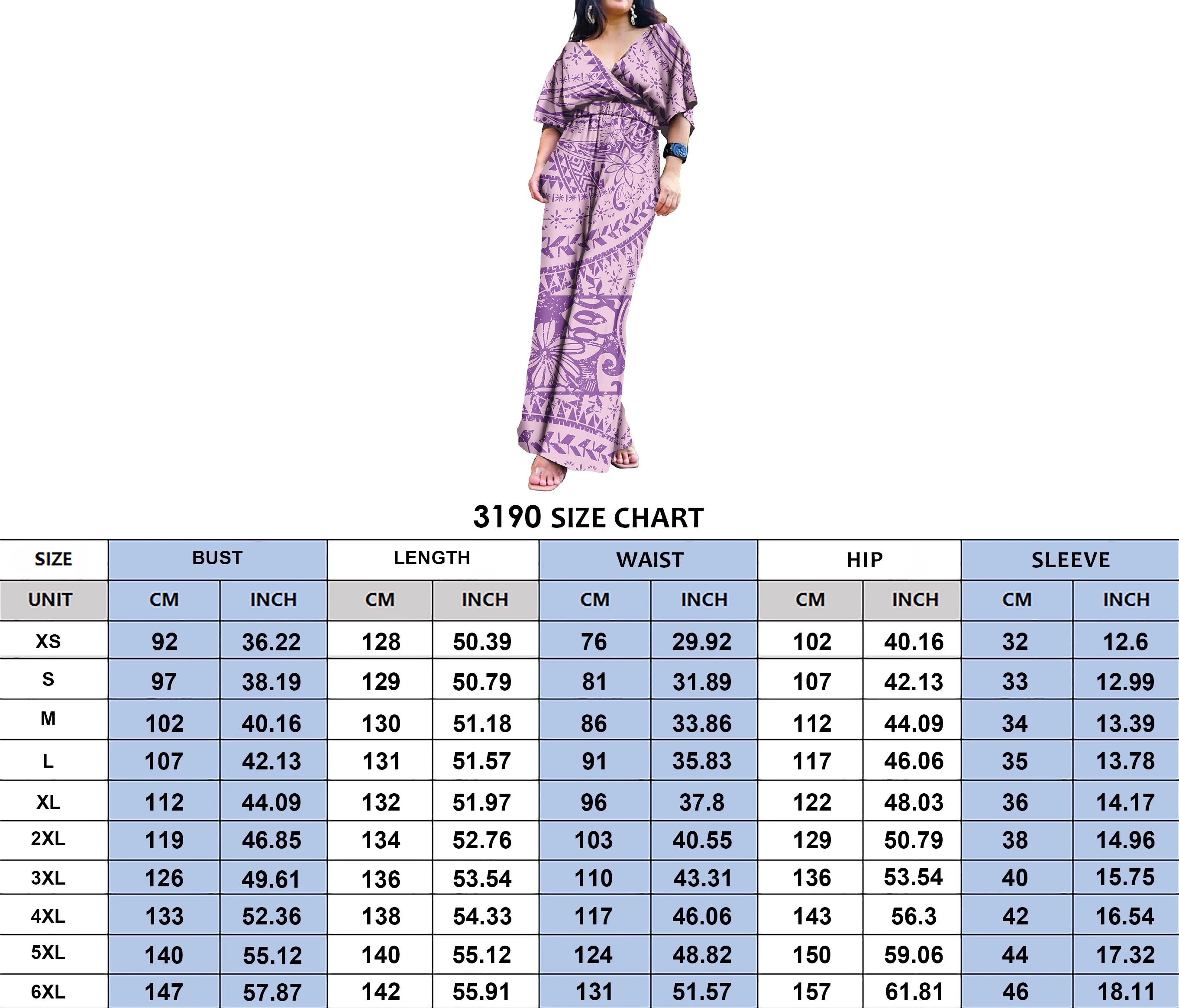 Island Style Hawaii Floral  Polynesian Jumpsuits