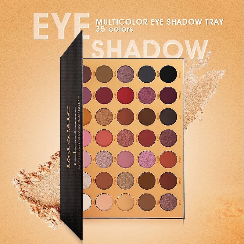 All-in-One Eyeshadow & Body Art Palette – Matte, Shimmer, Highlight & Blush, Waterproof