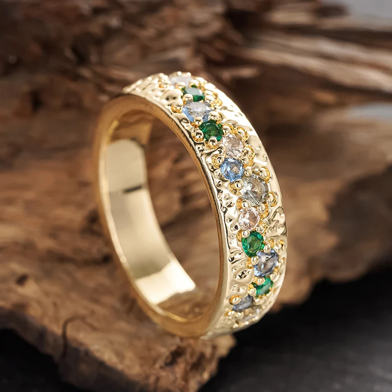 Opulent Dainty Engagement Ring