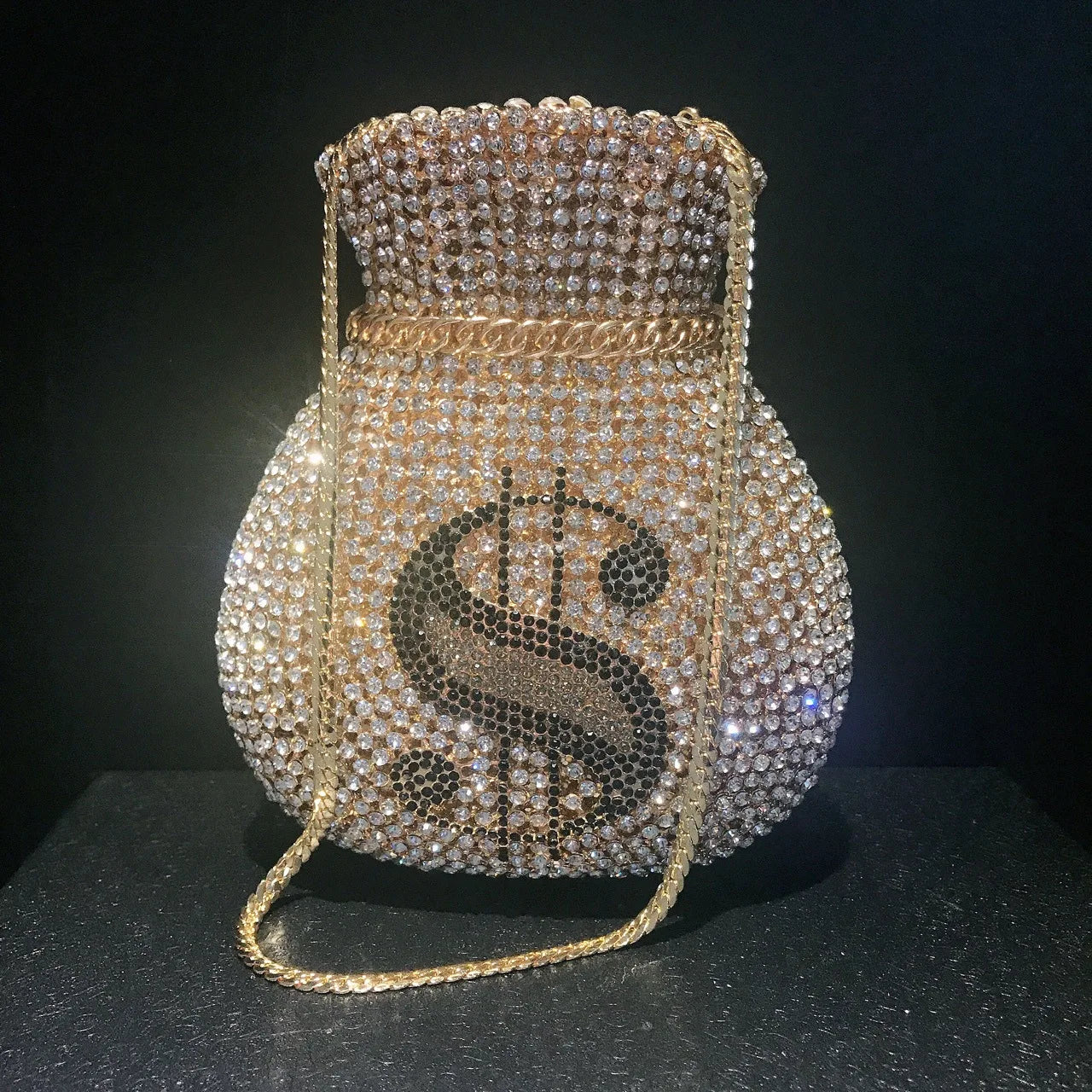 Fashion wallet brocade Crystal Bags Purse