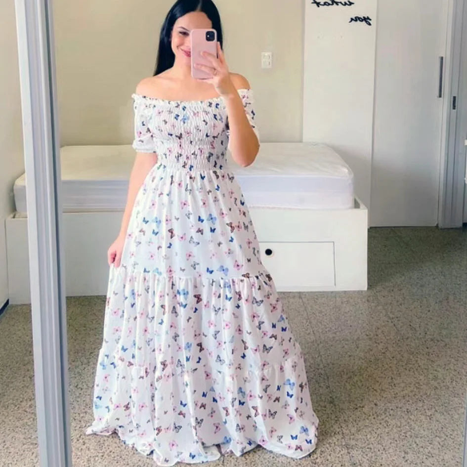 Boho Floral Summer Dress
