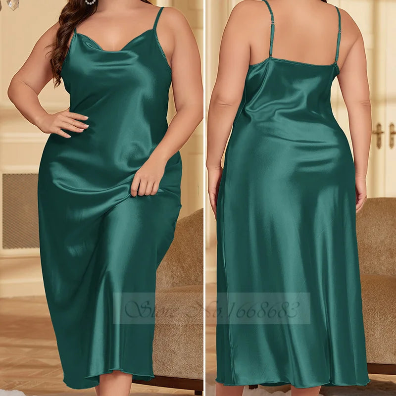 Summer New Satin Chemise Sleepwear