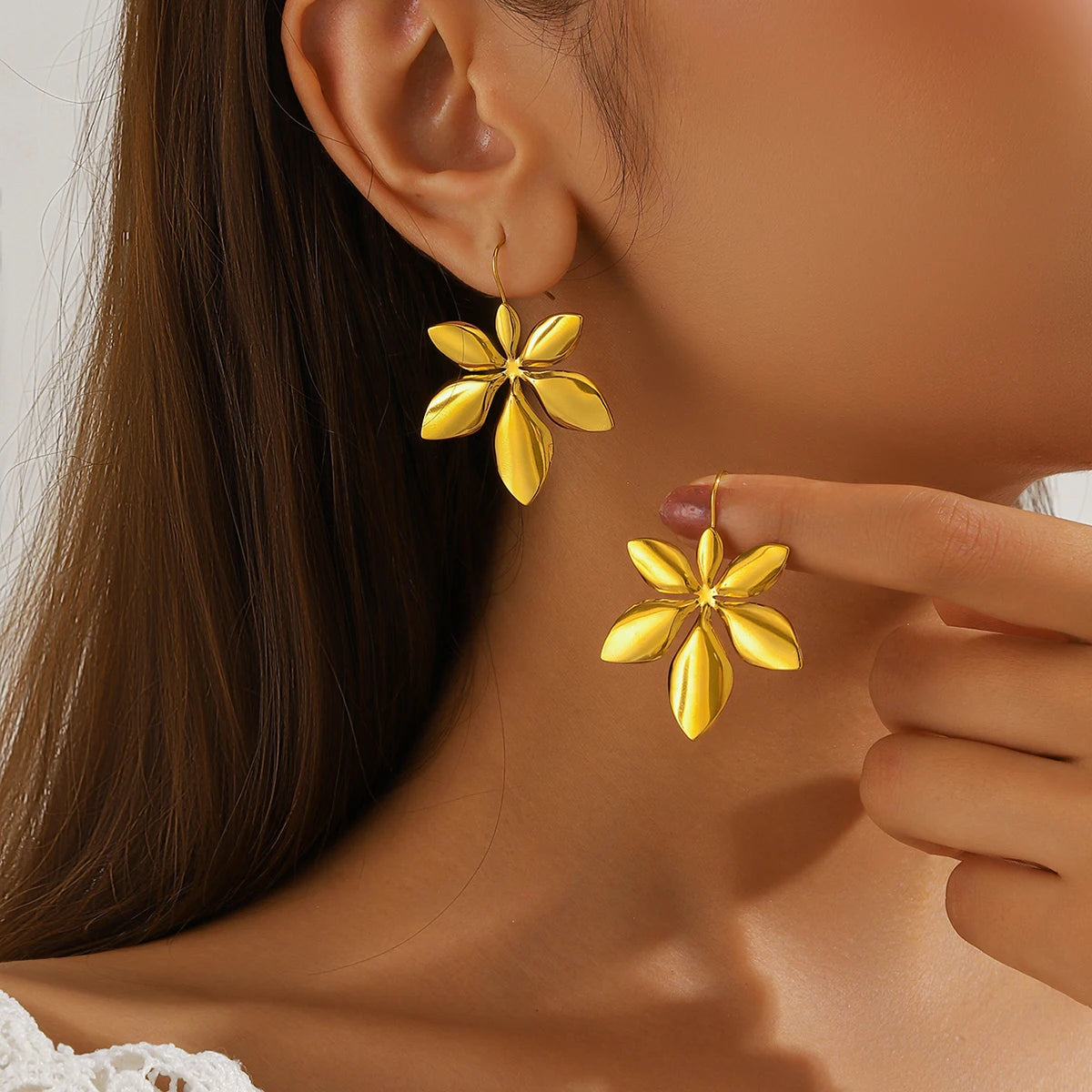 Luxury Glazed Rhinestone Dangle Earrings for Women