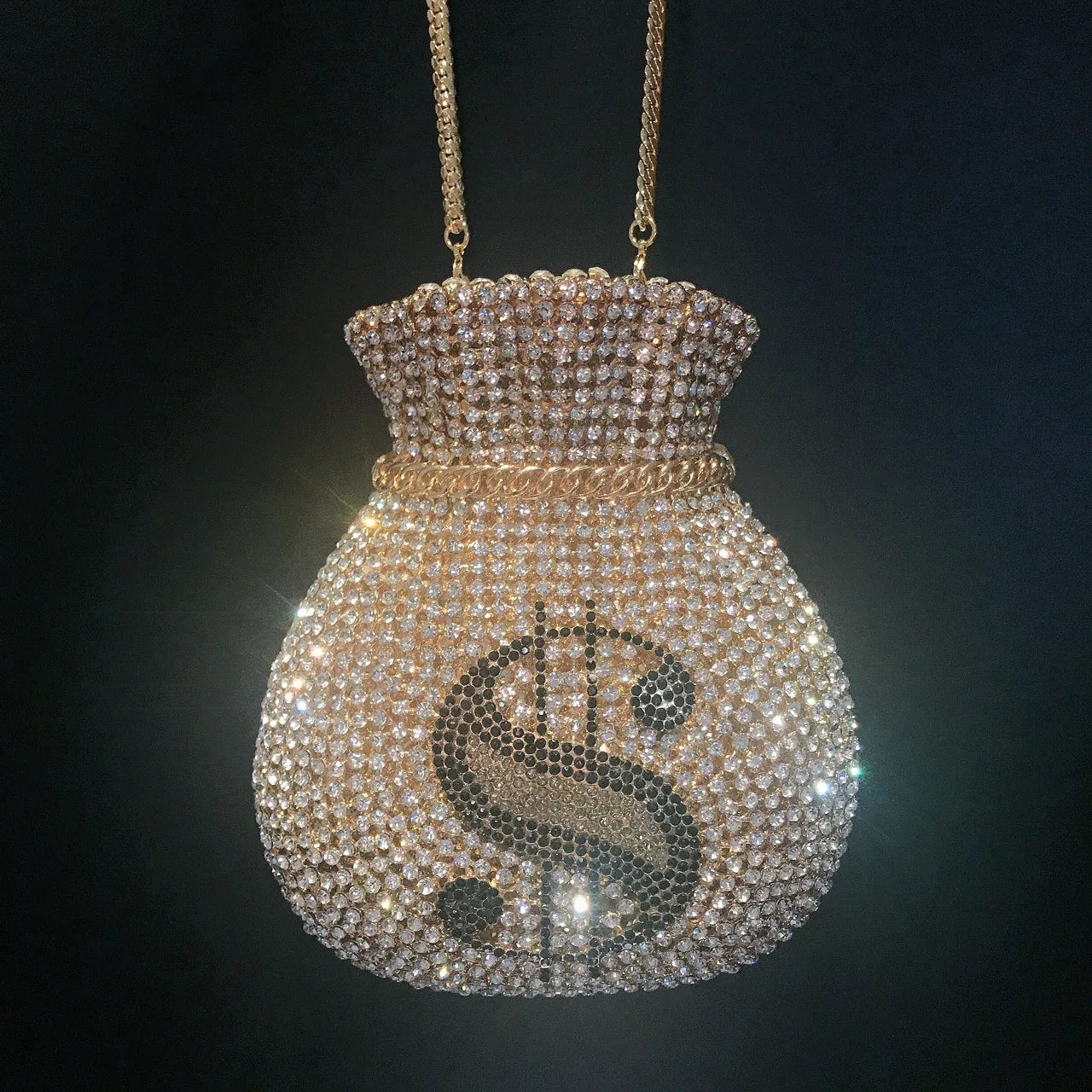Fashion wallet brocade Crystal Bags Purse