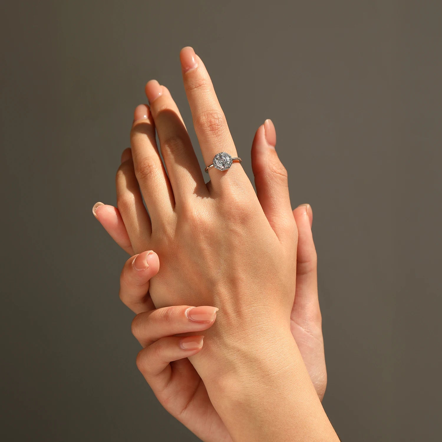 925 Sterling Silver Exquisite Octagon Rings