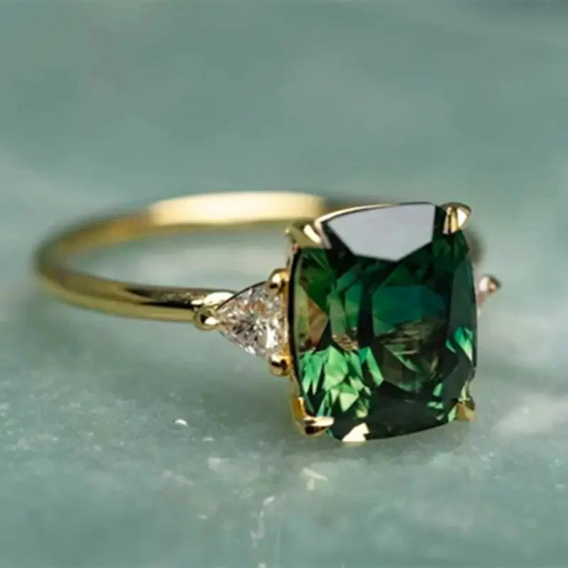 Luxury Bright Zirconia Ring 4 Colors Available