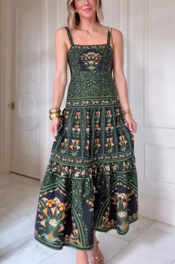 Boho Sling Long Dress